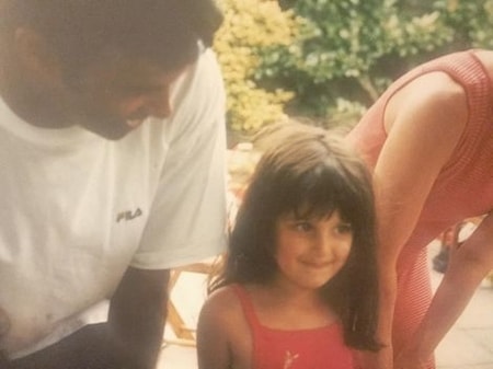 The Witcher star, Anya Chalotra with her parents